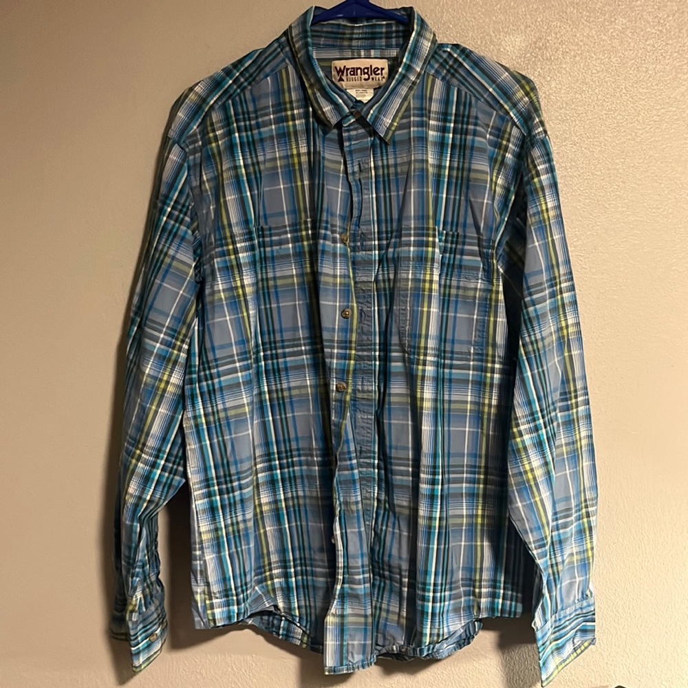 Wrangler XL long sleeve button down